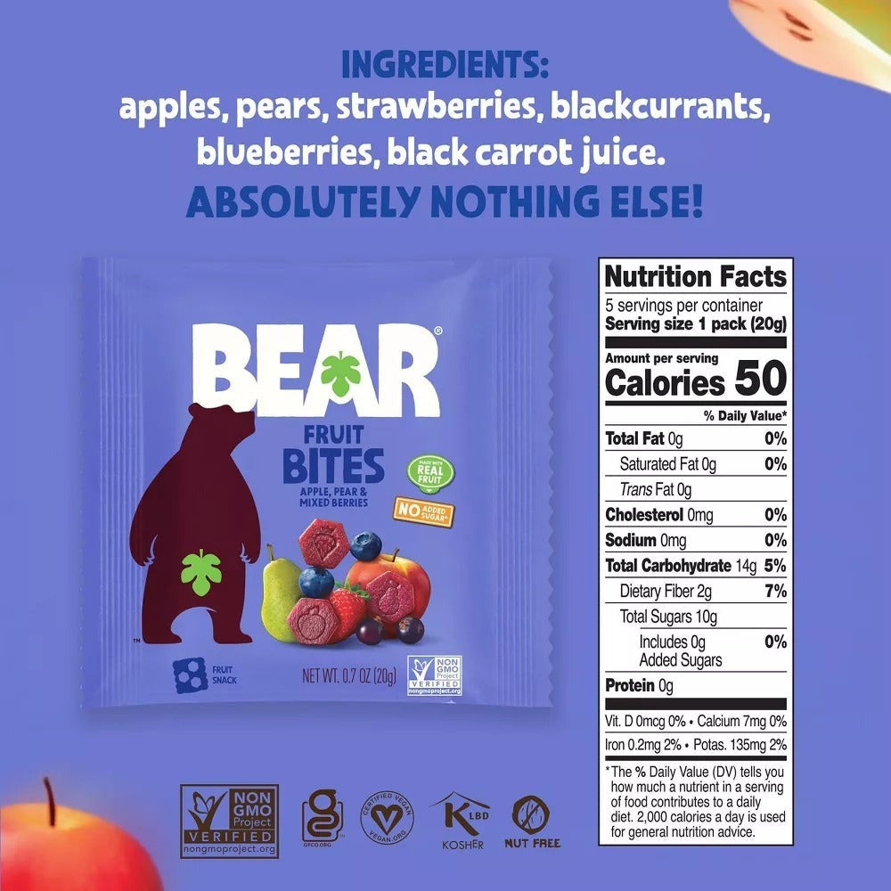Mixed Berry Fruit Bites