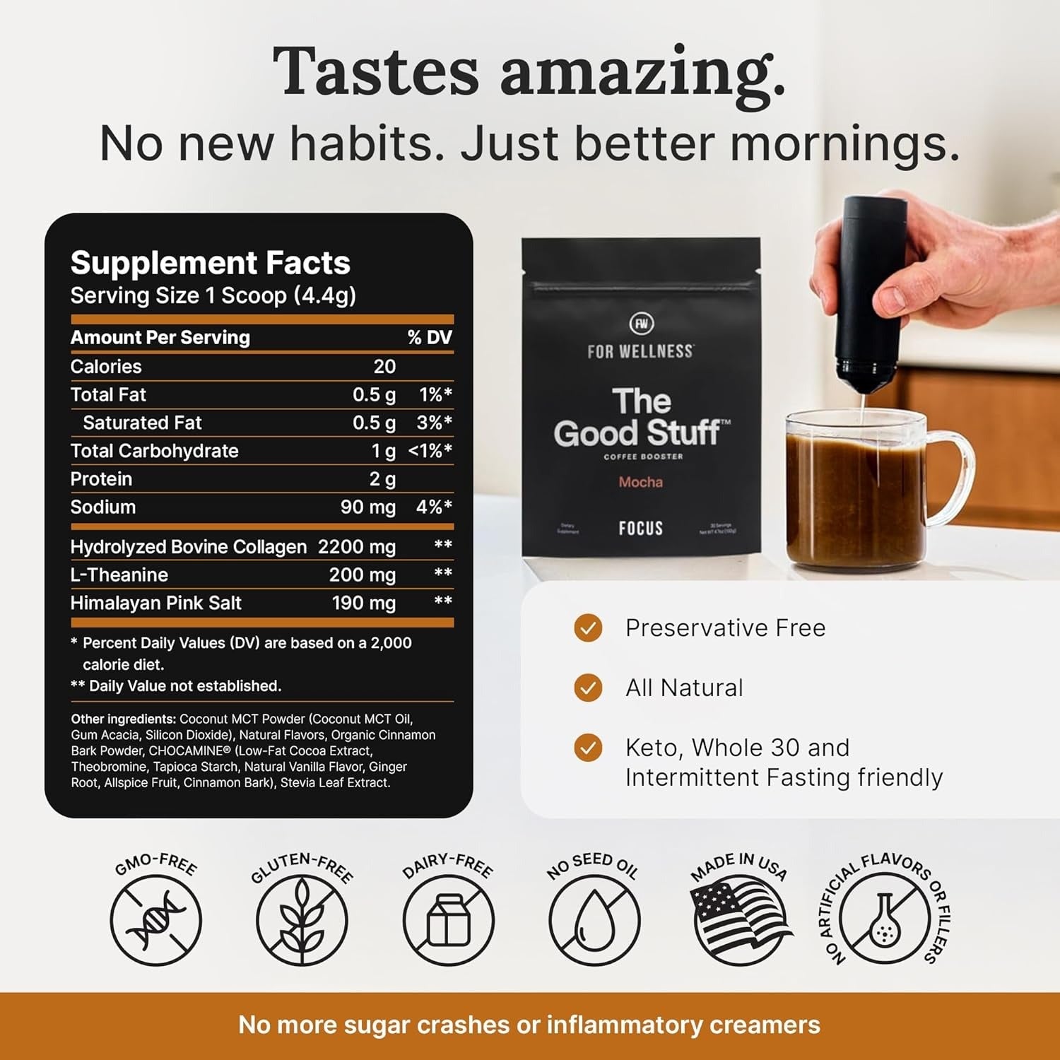 Good Stuff Coffee Booster - Mocha