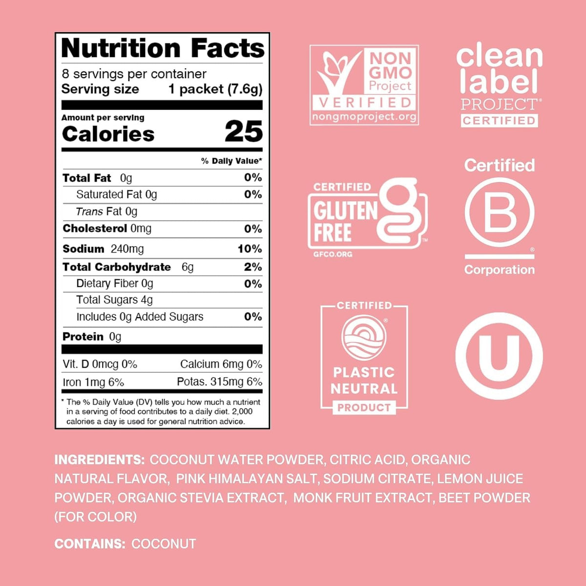 Electrolyte Drink Mix - Strawberry Kiwi (8 CT)