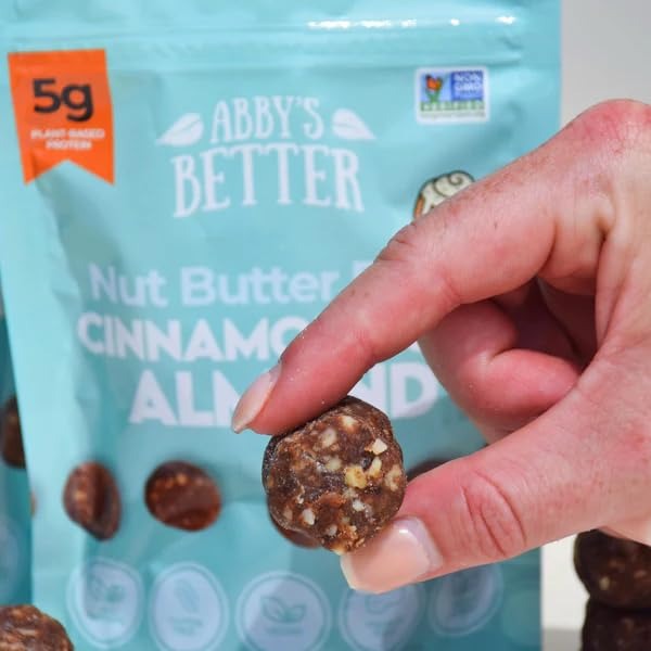 Cinnamon Roll Almond Bites