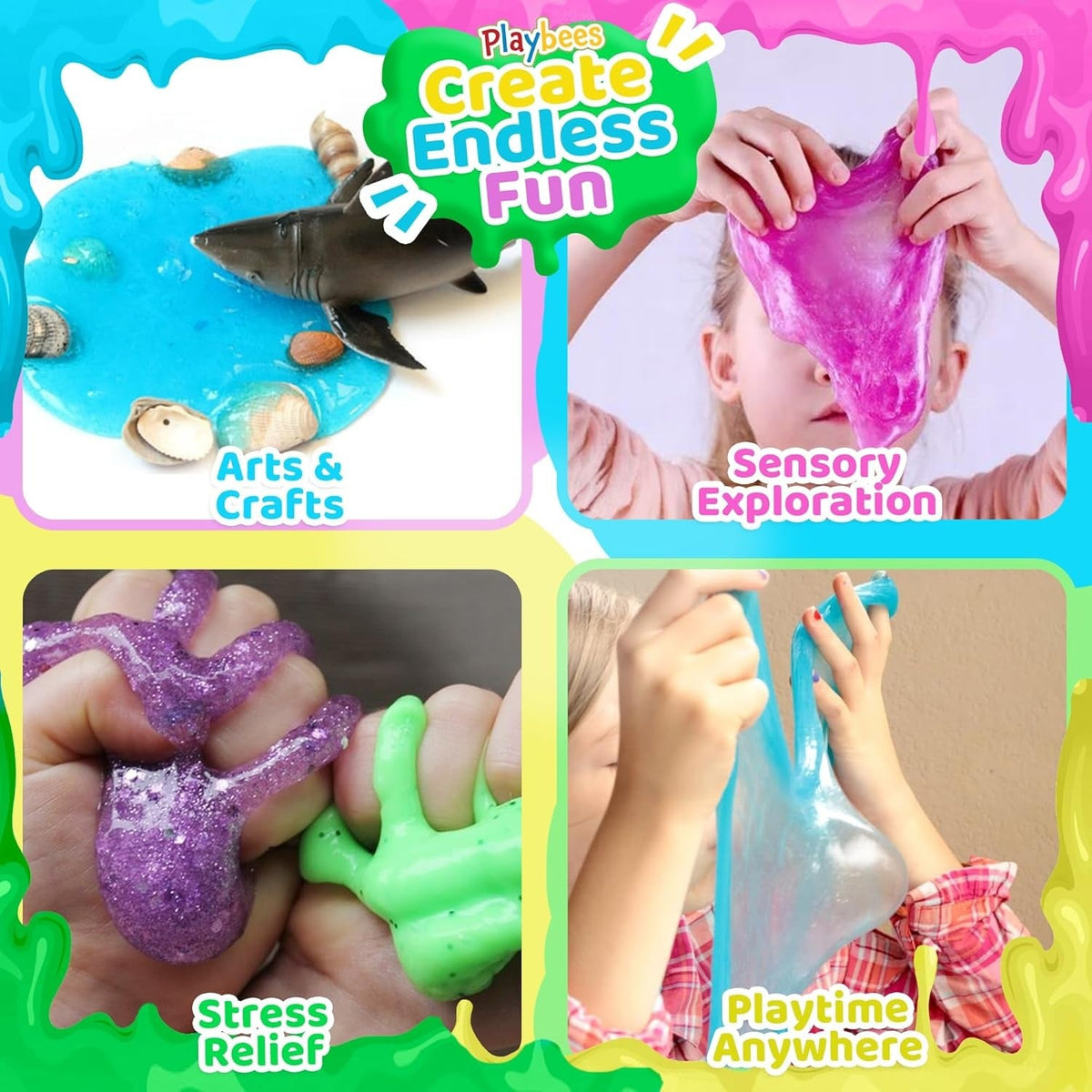 Slime Glow in the Dark Set in Box