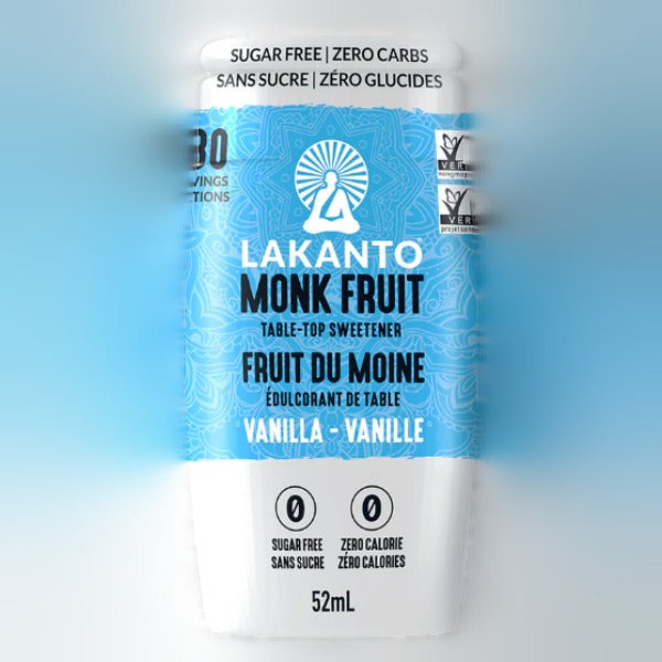Liquid Monk Fruit Sweetener Extract Drops - Vanilla (6 CT)