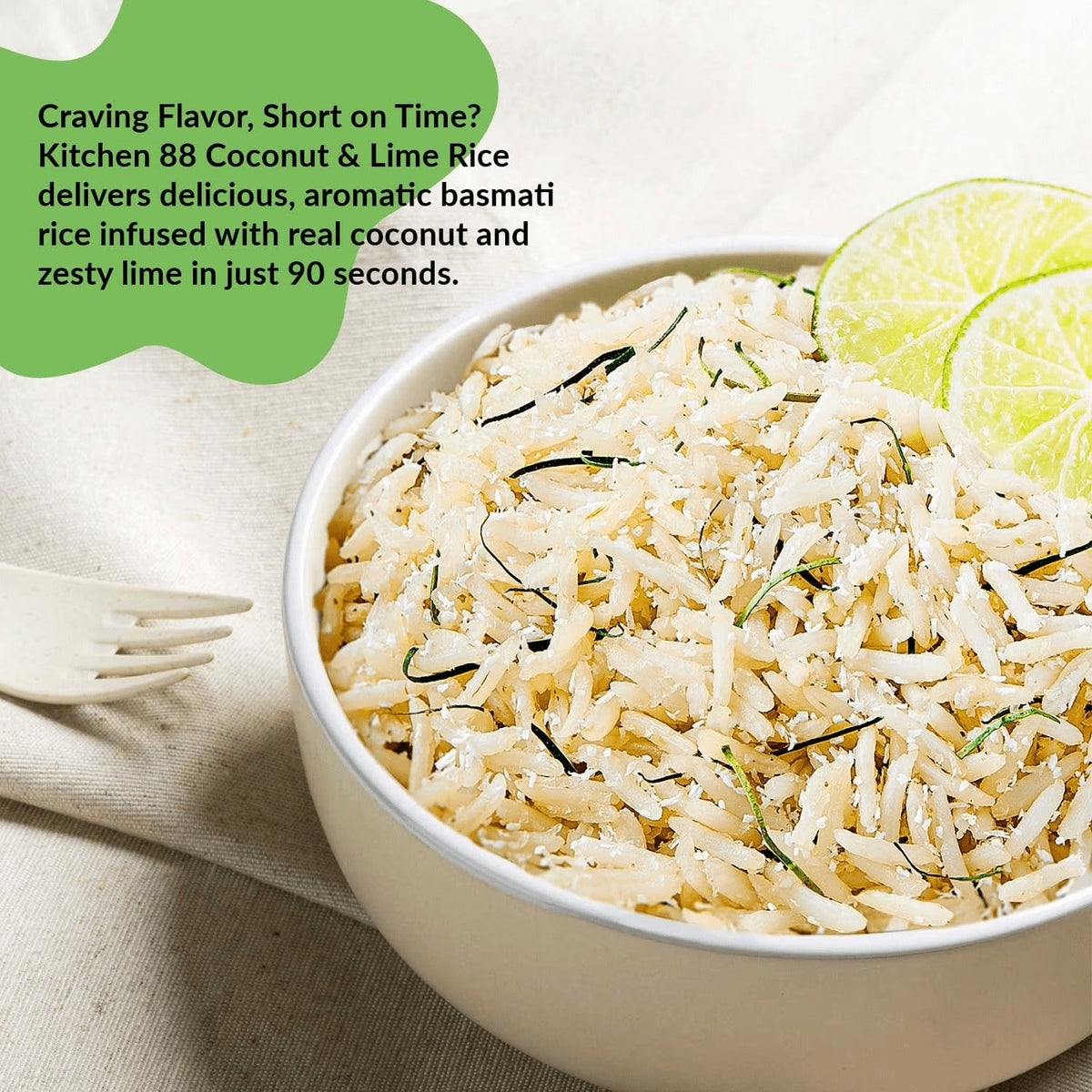Kitchen 88 Coconut Lime Rice (6 Pack)