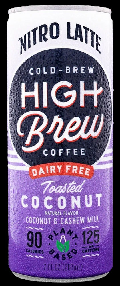 Dairy Free Toasted Coconut Nitro Latte Cold Brew Coffee