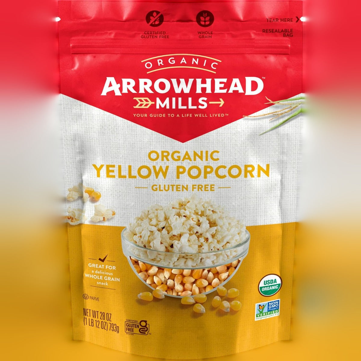 Organic Yellow Popcorn