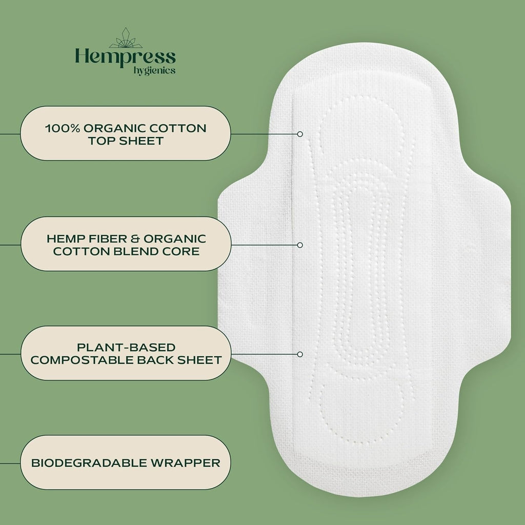Hemp Day Regular Pads (12 CT)