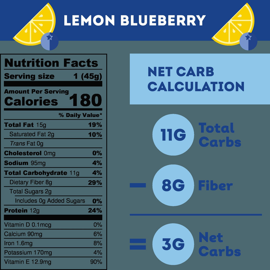 Lemon Blueberry Bar (12 CT)