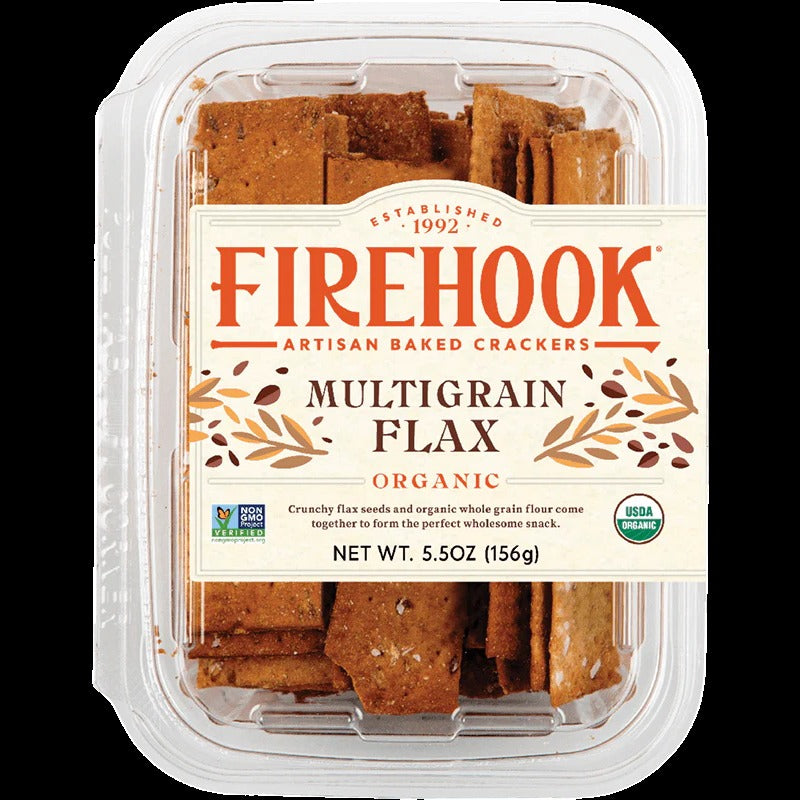 Organic Multigrain Flax Artisan Baked Crackers