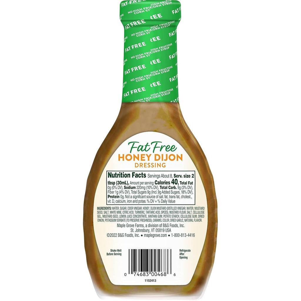 Fat Free Honey Dijon Dressing