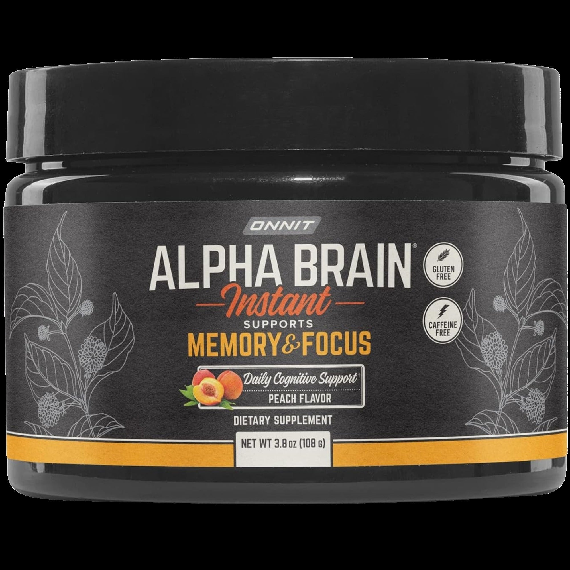 Alpha Brain Powder - Peach