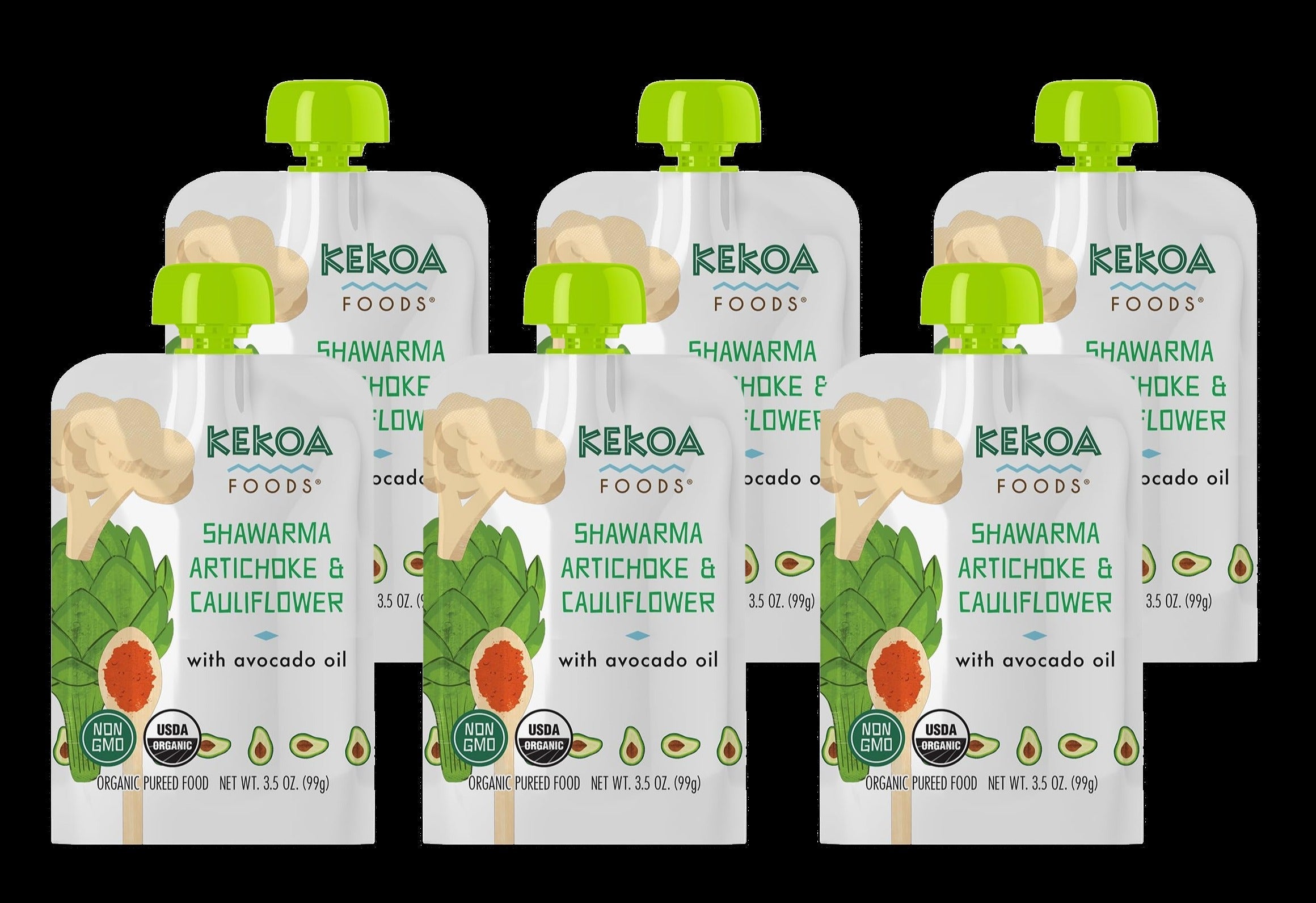 Shawarma Artichoke And Cauliflower Baby Food (6 Pack)