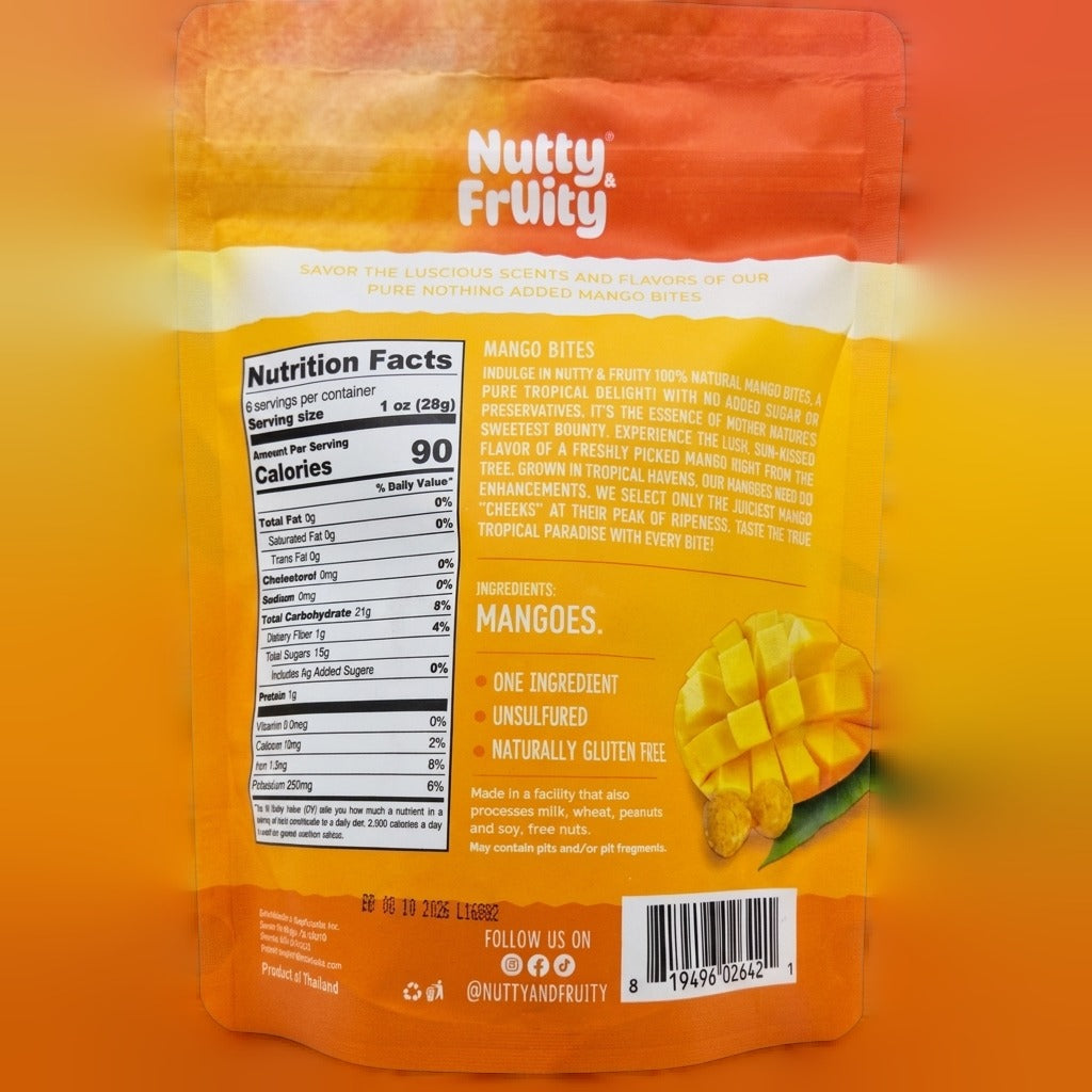 Nutty Fruity Mango Bites
