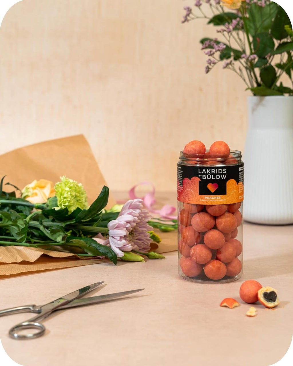 Peaches Chocolate Coated Gourmet Licorice