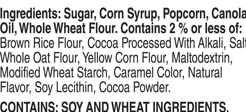 Popcorn Snack with Cocoa Glaze