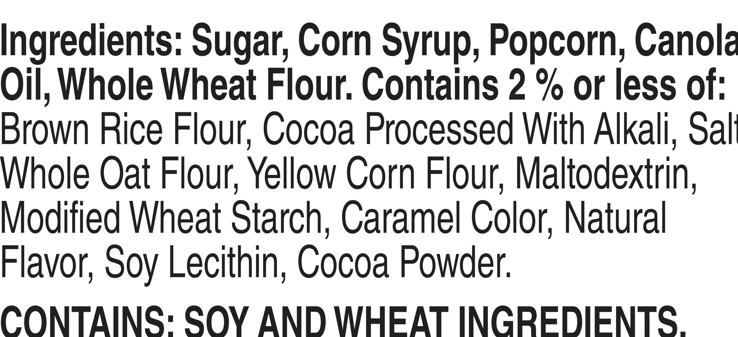 Popcorn Snack with Cocoa Glaze