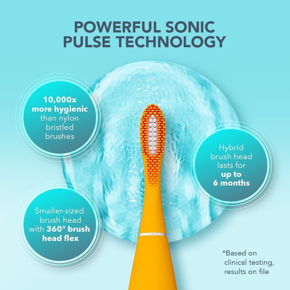 Issa Mini 3 Sonic Electric Toothbrush Mango Tango
