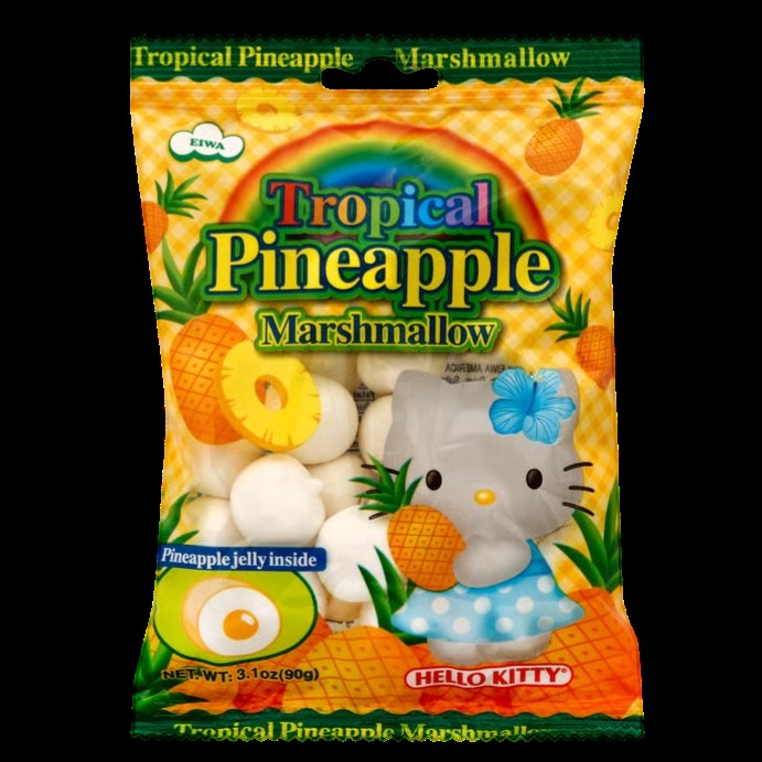 Hello Kitty Pineapple Marshmallow Candy