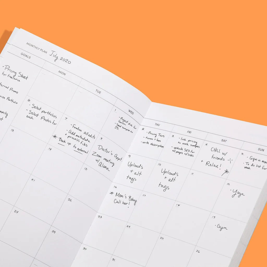 Quarterly Planner - Red