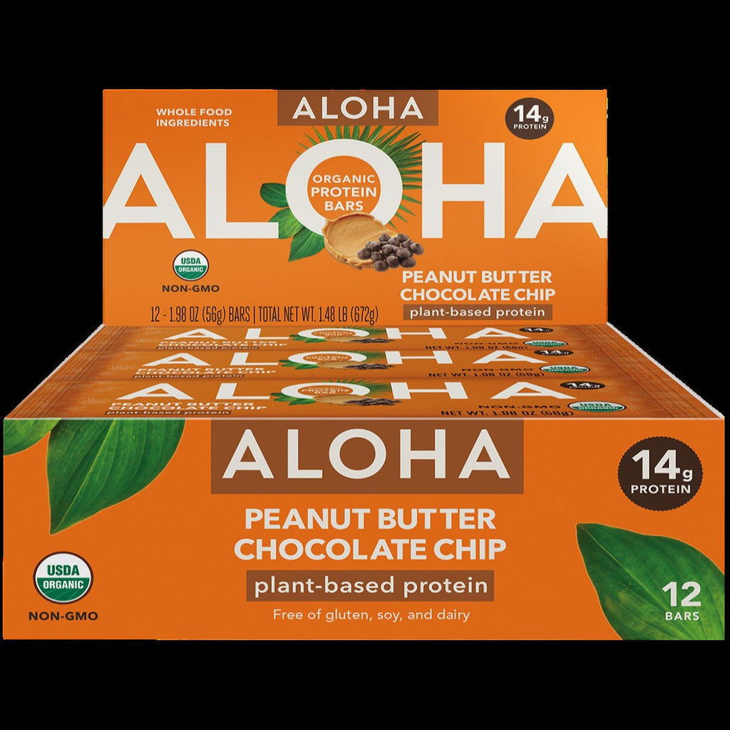 Organic Peanut Butter Chocolate Chip Protein Bars (12 CT)