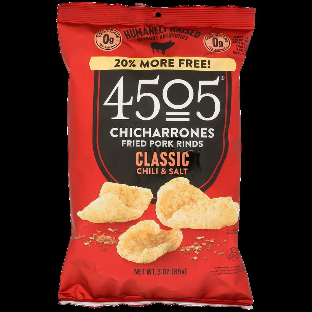 Classic Pork Rinds - Chili Salt