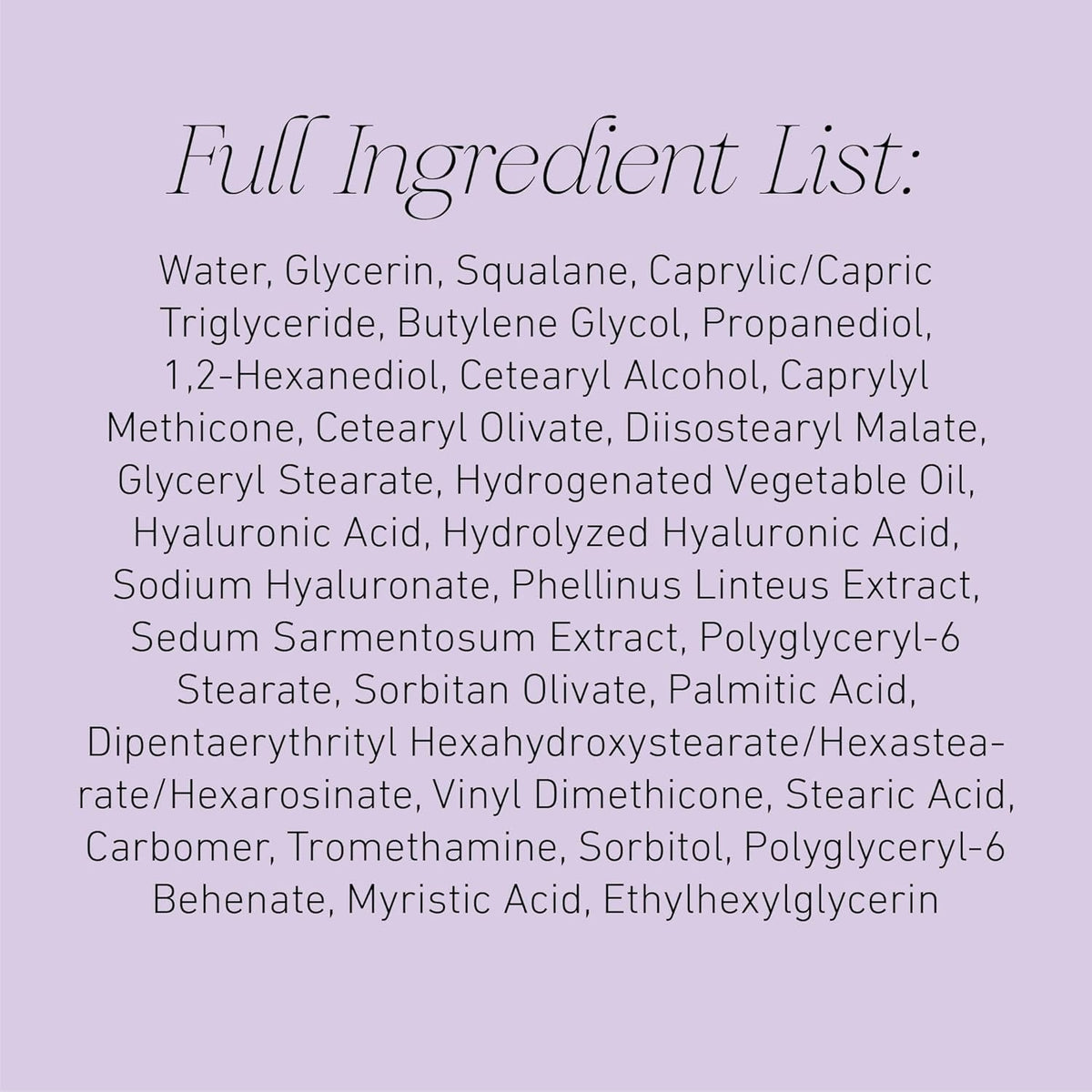 Order Of The Eclipse Hyaluronic Cream