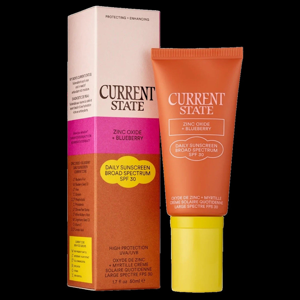 Zinc Oxide and Blueberry Daily Sunscreen Broad Spectrum SPF 30