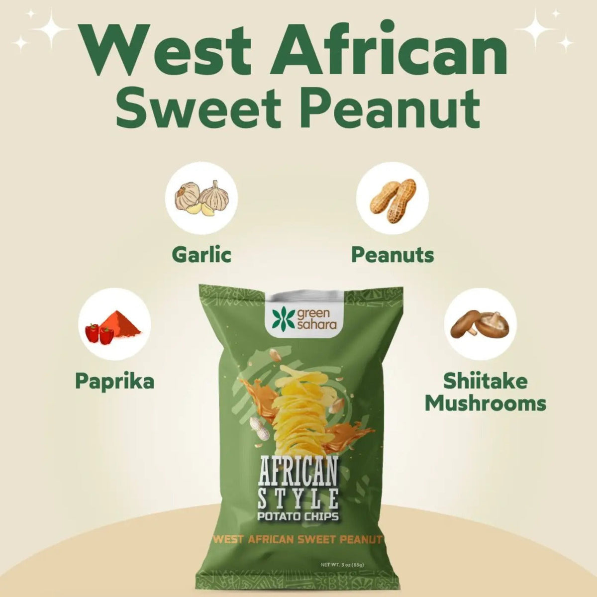African Sweet Peanut Chips