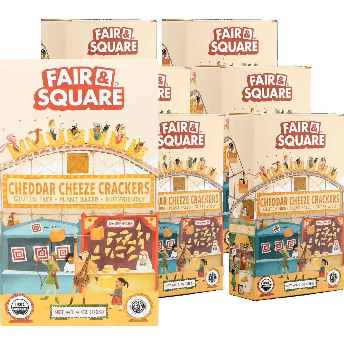 Cheddar Cheeze Crackers (8 Pack)