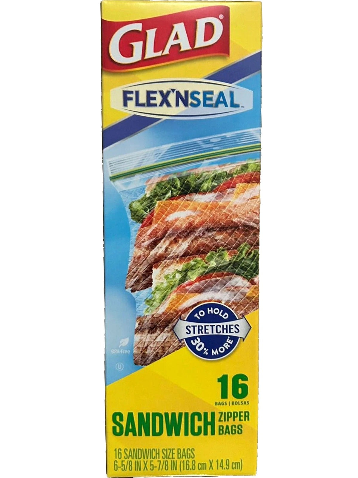 Flex N Seal Sandwich Bags (16 CT)