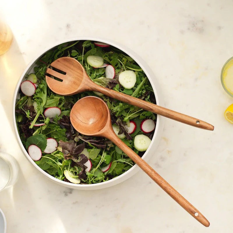Acacia Salad Serving Set