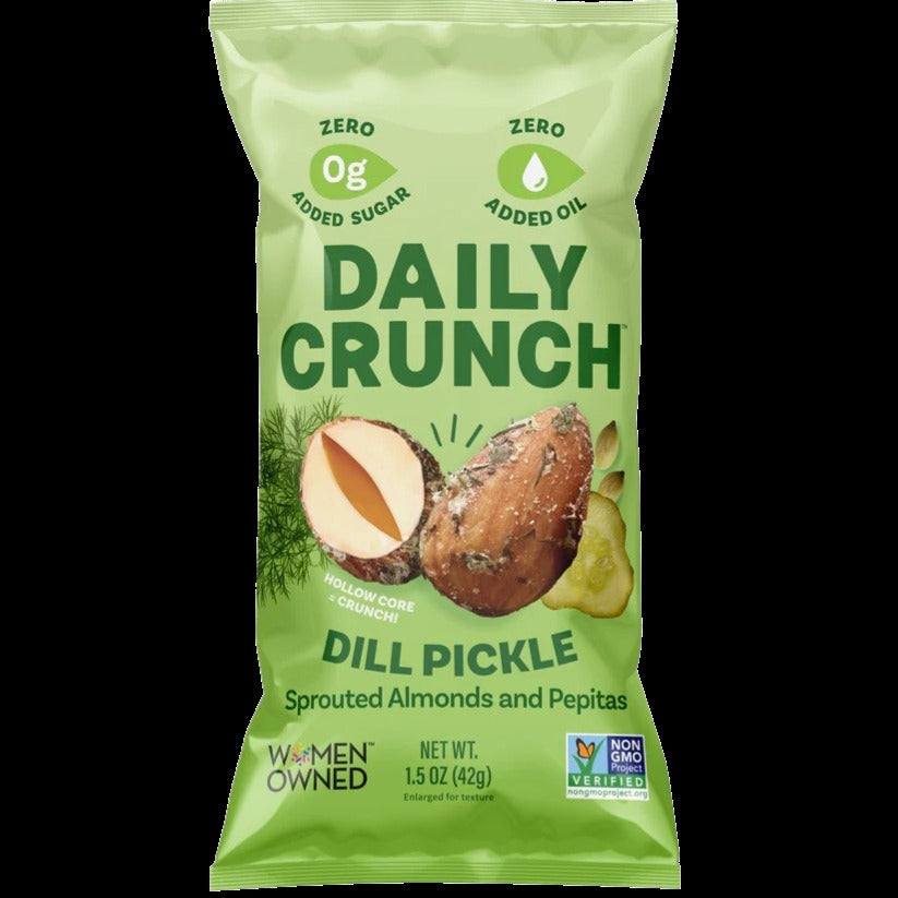 Dill Pickle Sprouted Almonds & Pepitas (8 Pack)