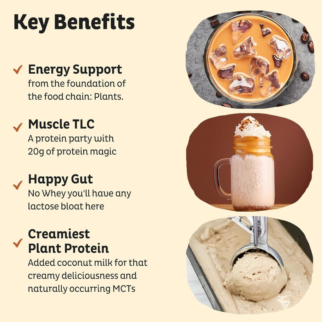 Superfood Plant Protein Powder - Salted Caramel Coffee
