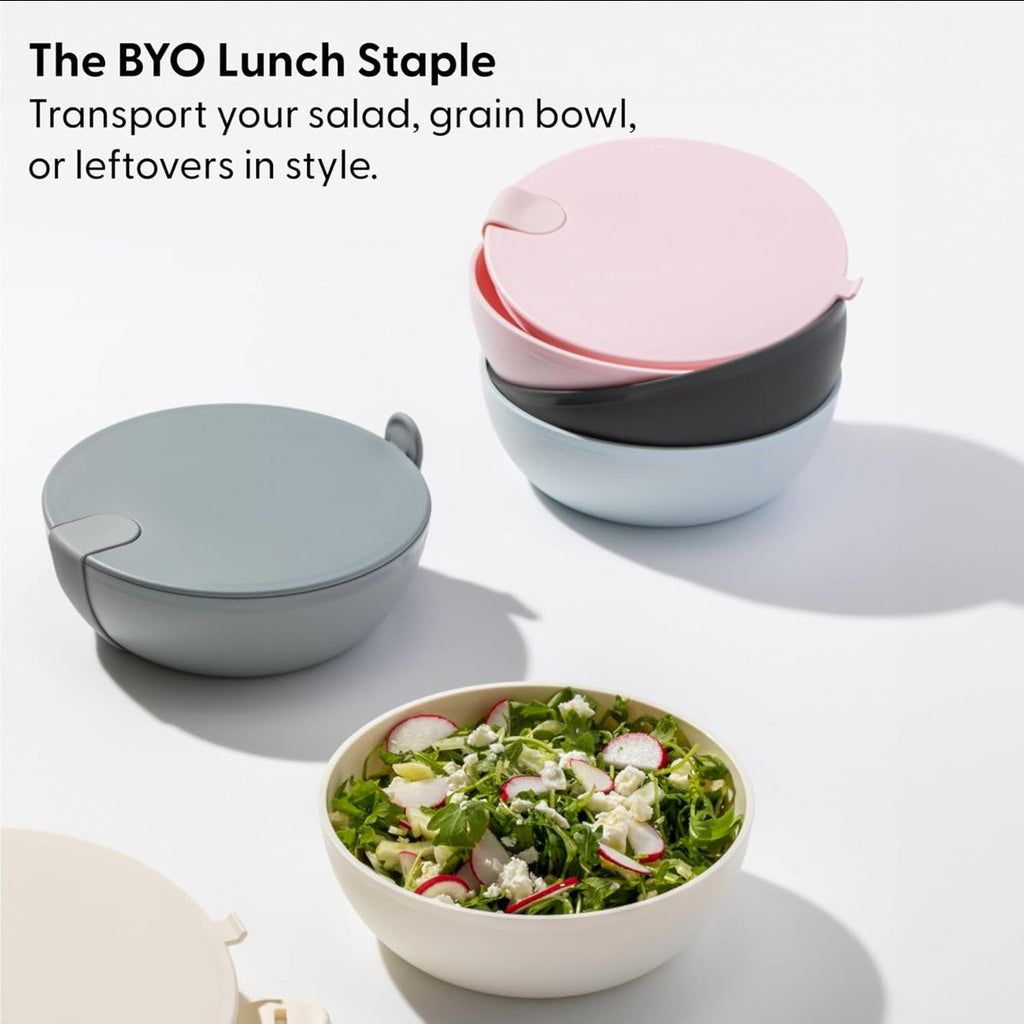 1L Plastic Lunch Bowl - Mint