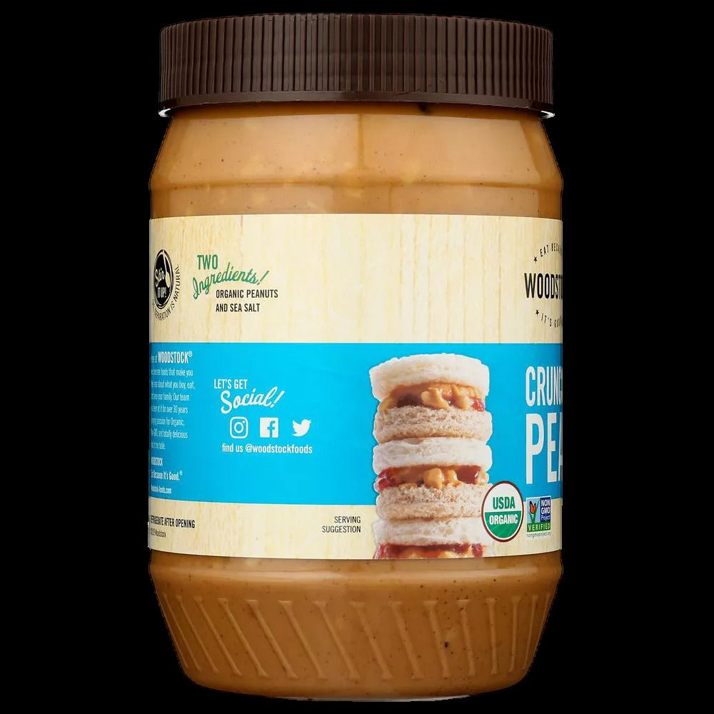 Organic Crunchy Salted Peanut Butter