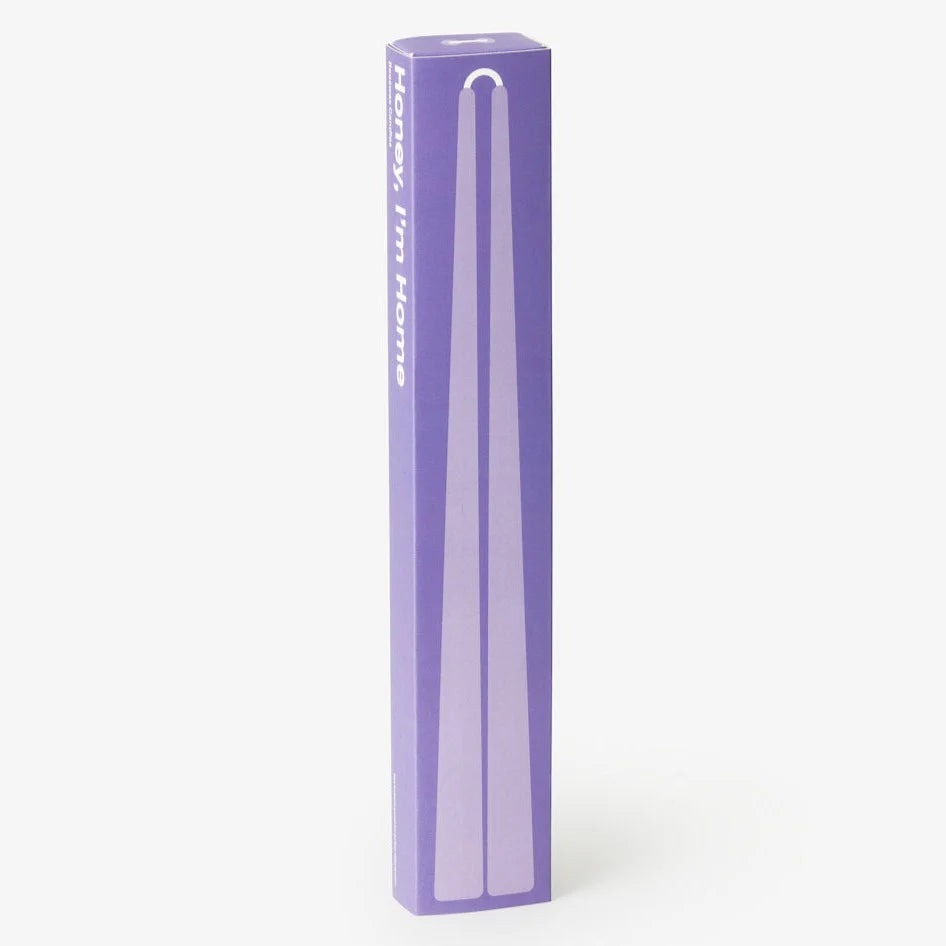 Honey, I'm Home Beeswax Candles - Lavender (Set of 2)