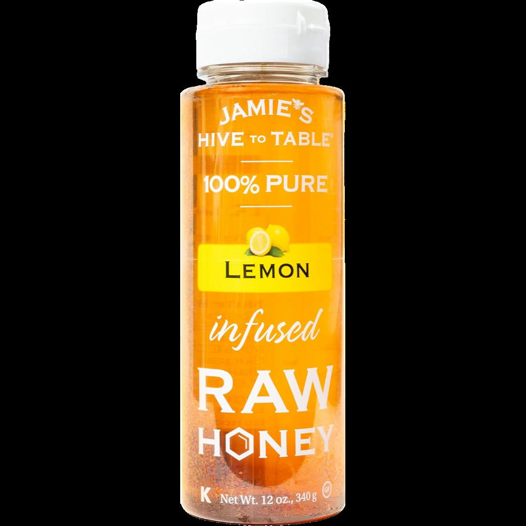 Lemon Infused Raw Honey