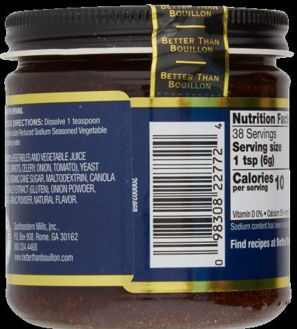 Reduced Sodium Seasoned Vegetable Base