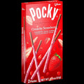 Crunchy Strawberry Cream Covered Biscuit Sticks