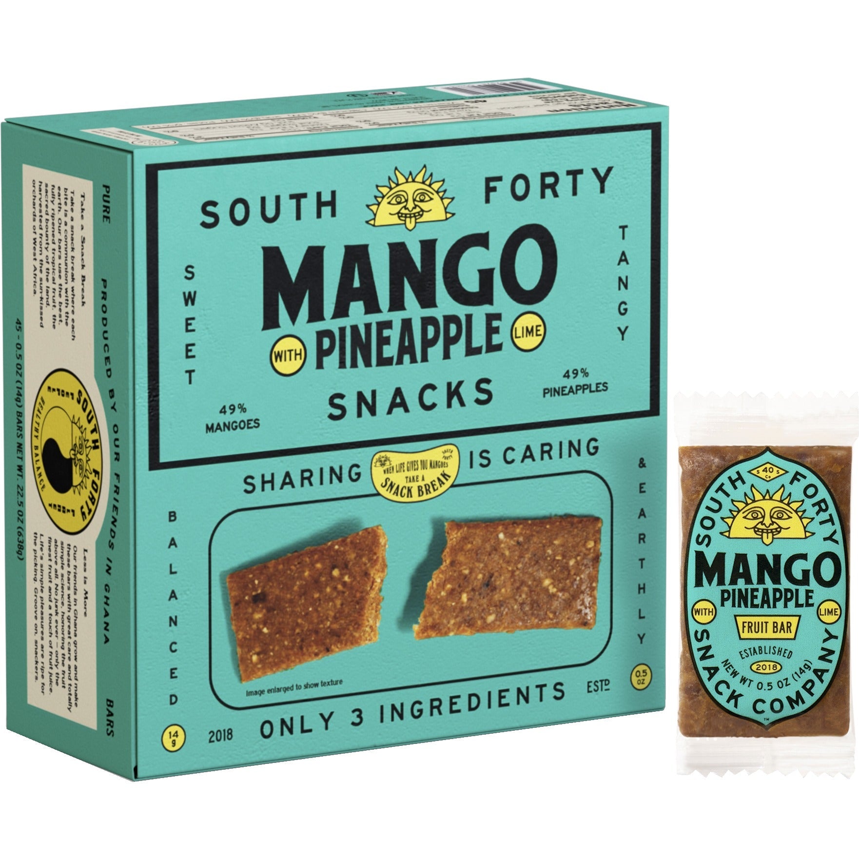 Mango Pineapple Lime Bar Minis (45 CT)