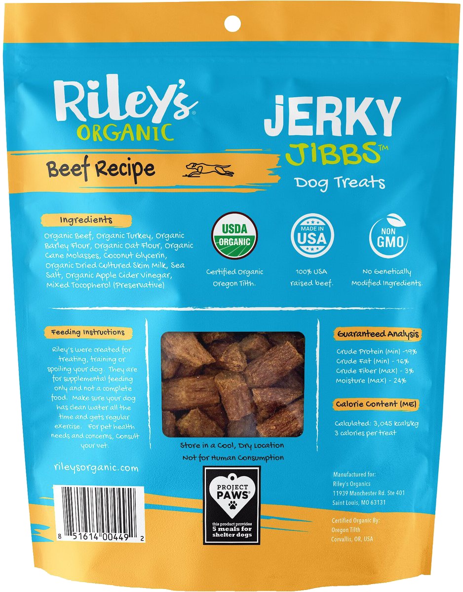 Jerky Jibbs Beef Recipe Dog Treats