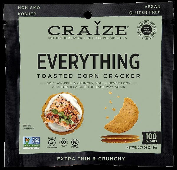 Everything Toasted Corn Cracker