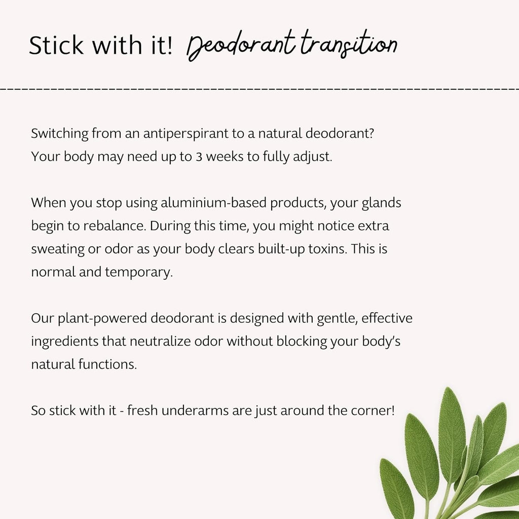 Slo Natural Beauty Deodorant Stick Cedar + Sage 55g