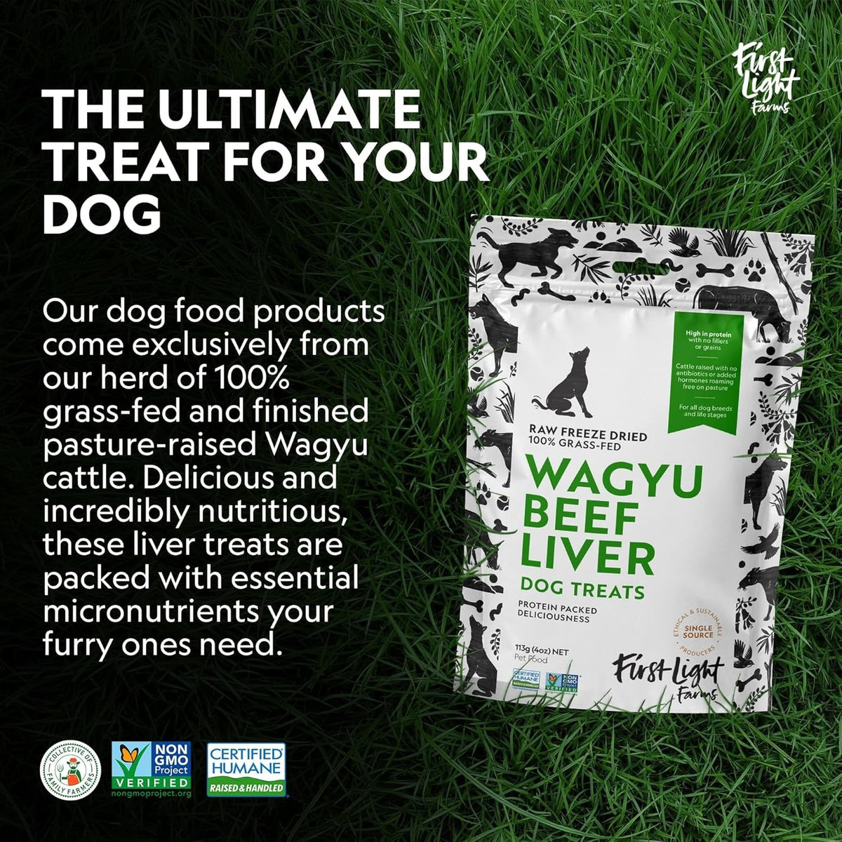 Freeze-Dried Wagyu Liver Dog Treats
