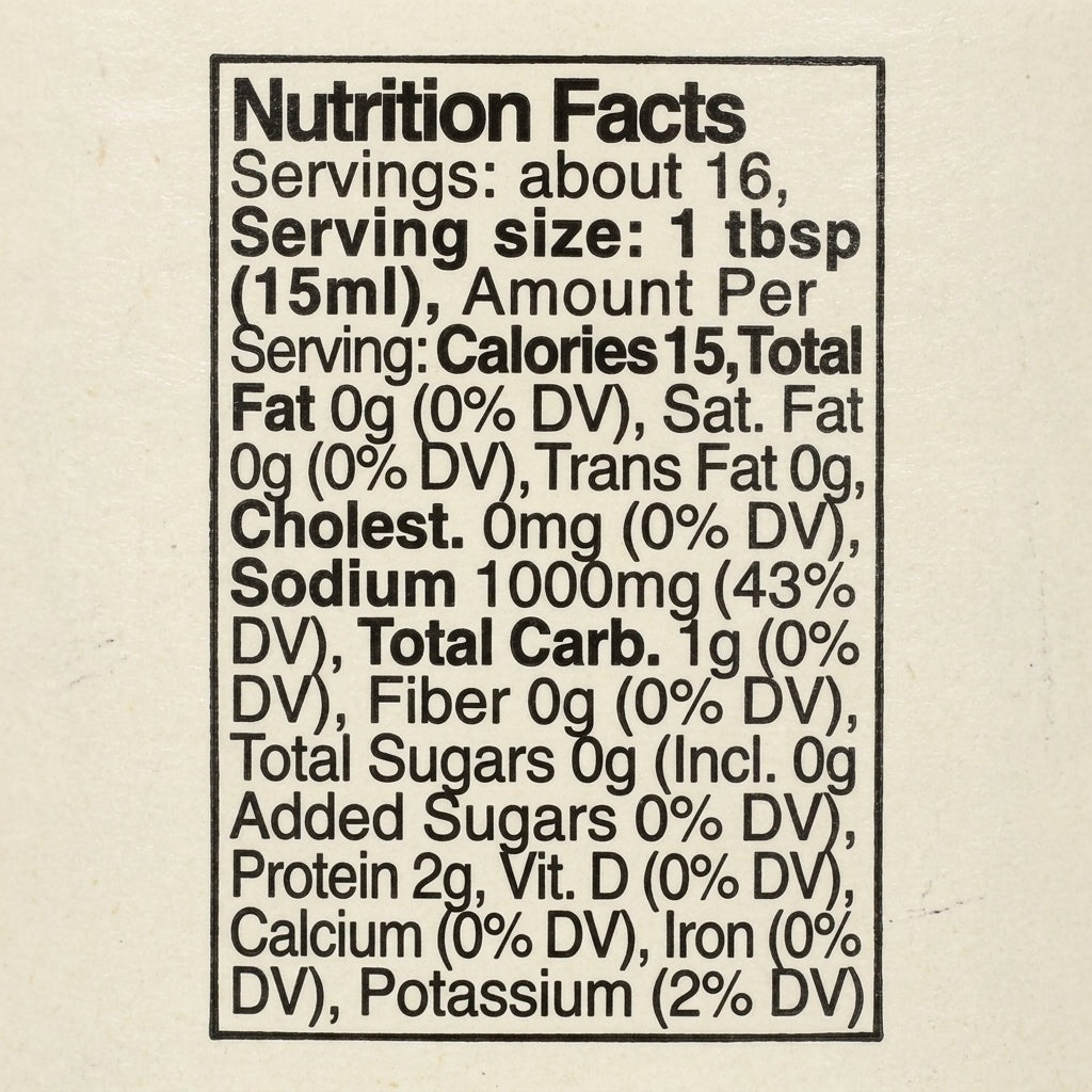Gluten Free Tamari Soy Sauce