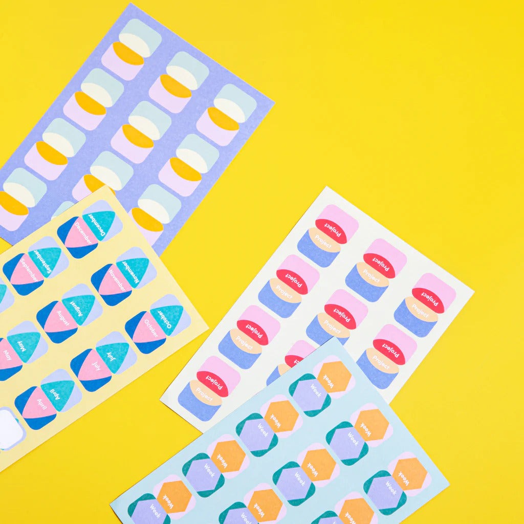 Vibrant Sticker Tabs V.2