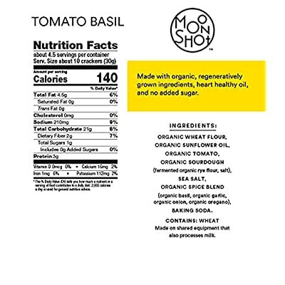 Organic Tomato Basil Crackers