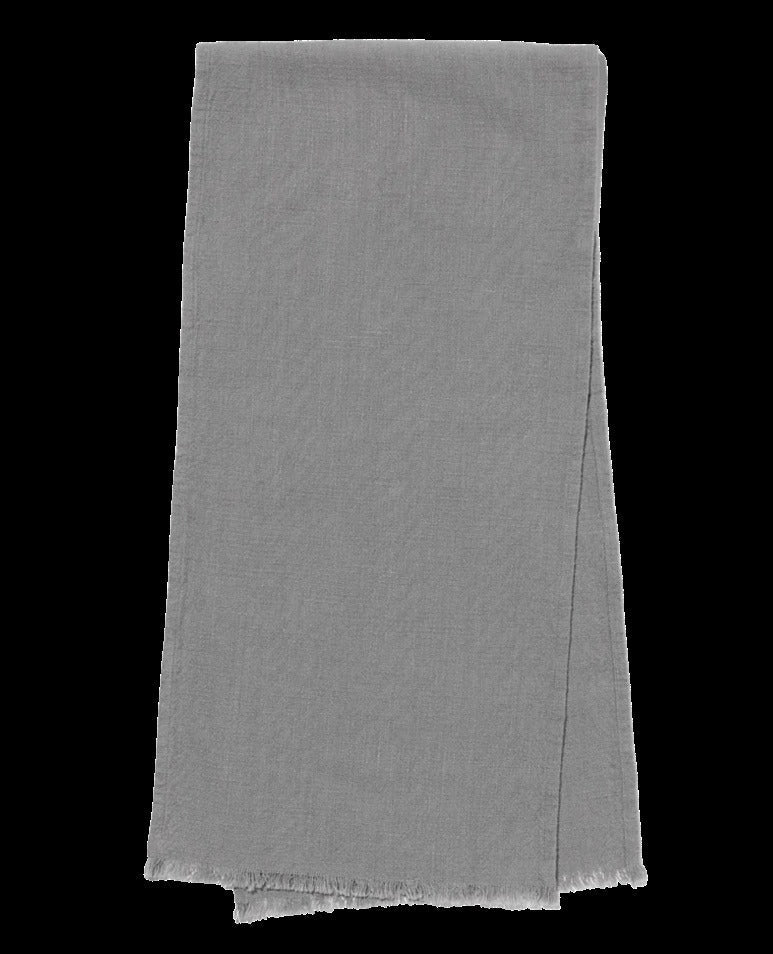 Org Cotton Table Runner Gray