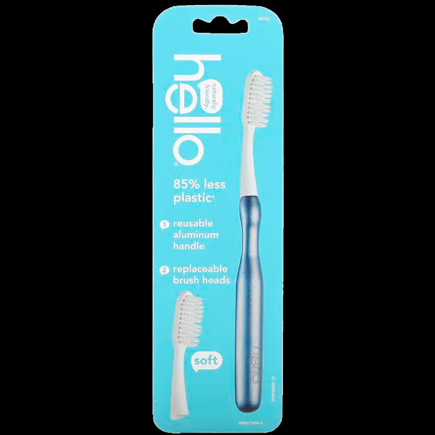 Aluminum Toothbrush Starter Kit - Blue