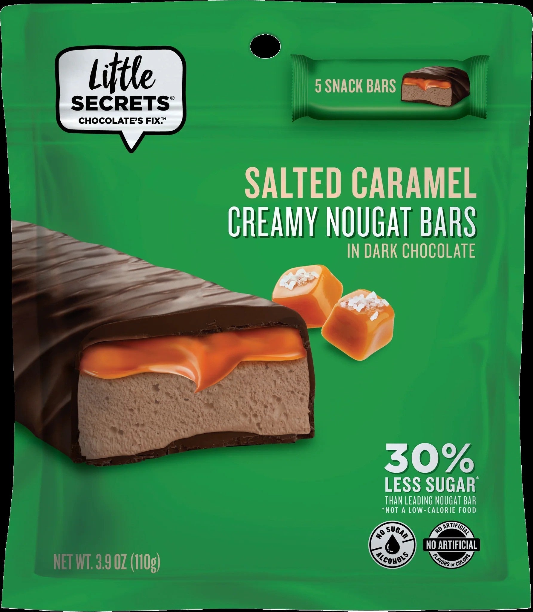 Salted Caramel & Creamy Nougat Bars