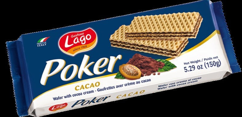 Cacao Poker Wafer Cookies (20 Pack)